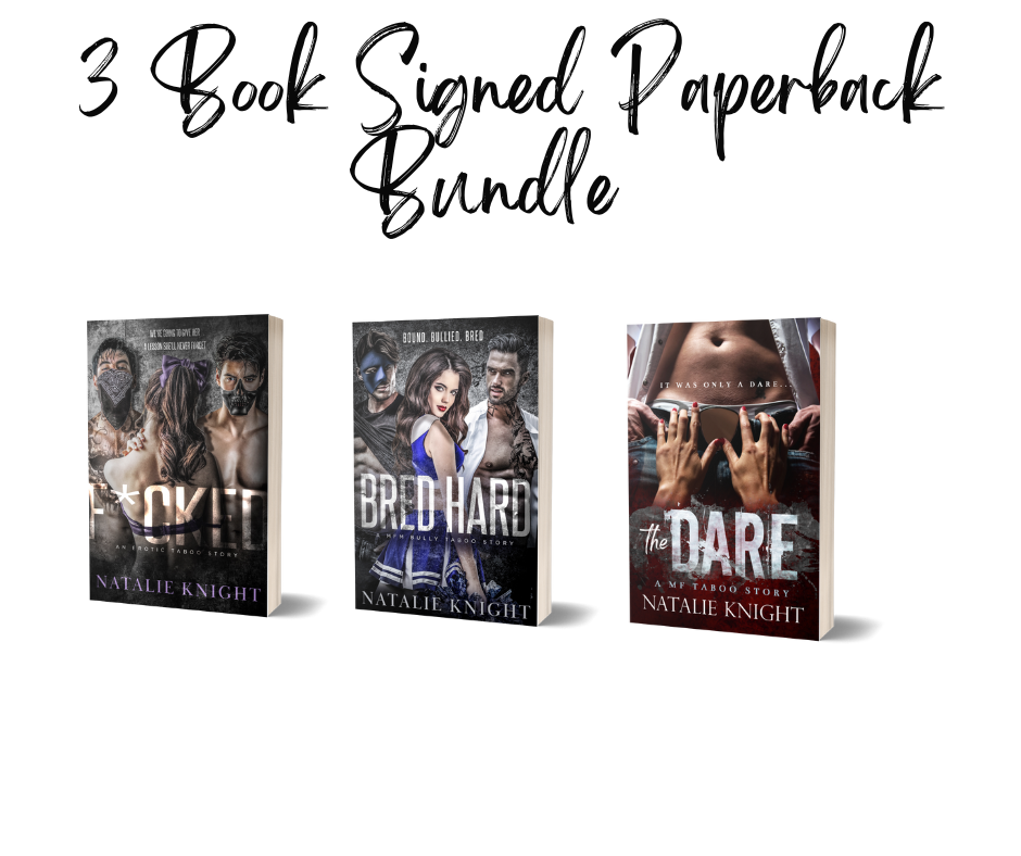 3 Book Bundle Signed Paperback(US Readers FREE shipping)