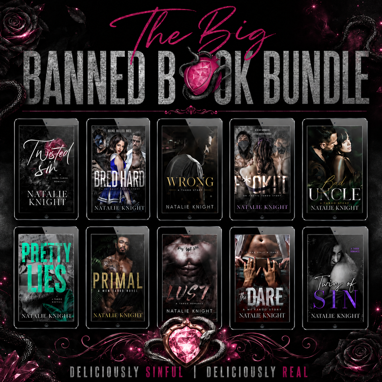 The Big Banned E-Book Bundle — 10 Forbidden Romance Books( Plus a BONUS book)